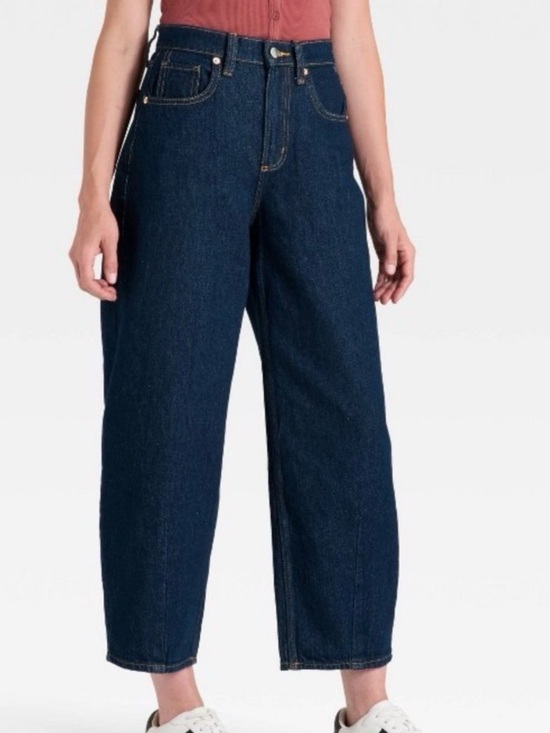 Universal Thread Pants - Women's High-Rise Easy Barrel Ankle Jeans - Universal Thread